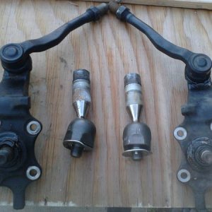 Replaced LBJ and Tie Rod Ends July 2013
