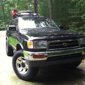 Spare tire up top