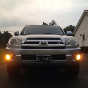 Put my license plate on today