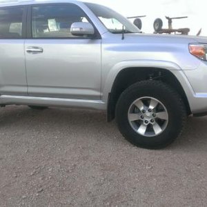 With ICON lift installed & LR UCA's