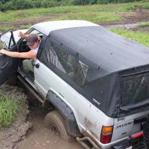 Stuck in a mud hole at Tuttle Creek
