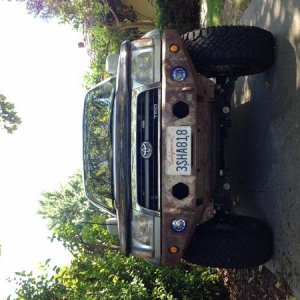 Fog lights installed