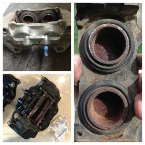 Re-fabricated calipers...