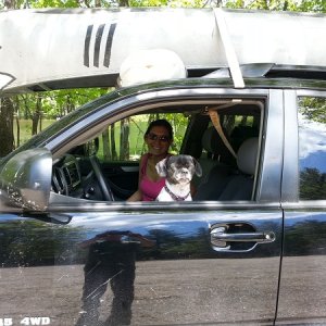 my pup & the wife