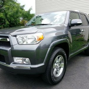 New 2013 4R SR5... Misty! Or Misty gray. Yes I name my cars :D I went in for an oil change in my 2011 and came home with a new 4R. Not typical for me 