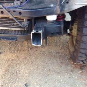 Frame chop for front 1" BL bracket
