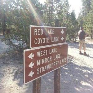 Trail sign