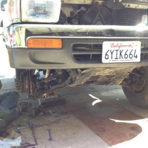 Changing the CV-JOINT
