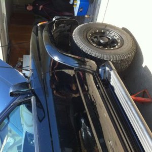 Passenger side with 3" lift