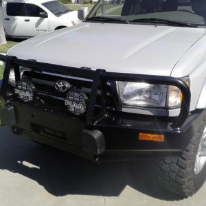 Installed ARB Bumper Aug 2013