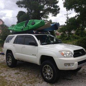 3 yaks on the roof