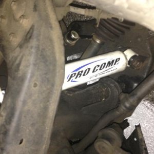 New pro-comp es9000 fornt shocks! They work great!