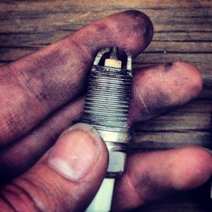 Did the sparks plugs while I was in there. It was Needed!!