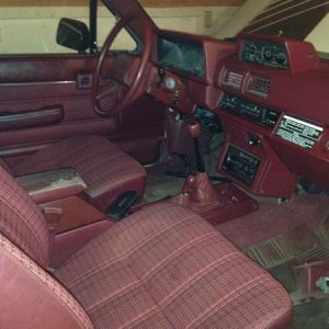 Shift boot and arm rest are the only interior pieces to replace