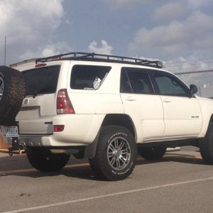 New CBI premium fold down rear tire carrier