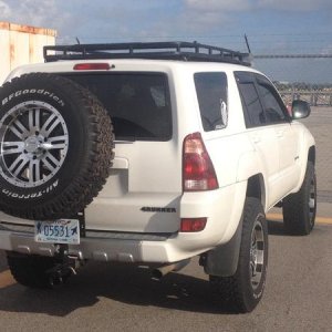 New CBI premium fold down tire carrier