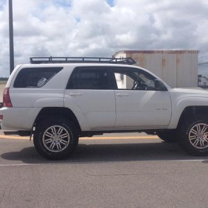 CBI premium fold down rear tire carrier