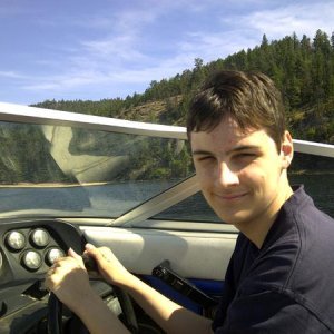 new driver! My youngest!