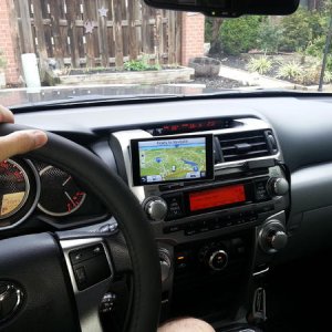 Pro Clip Set-up with Garmin 5" unit.