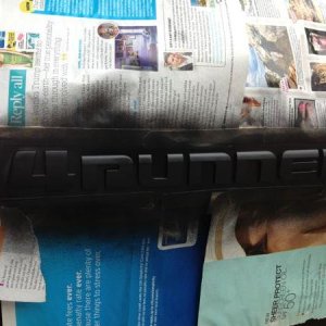 plasti-dipping rear emblem