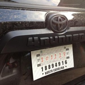 rear emblem after plasti-dip