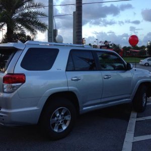At the dealership