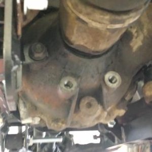front drop brackets installed