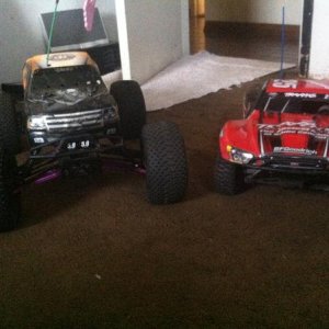 HPI SAVAGE XL AND TRAXXAS SLAYER PRO