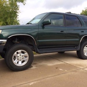 After lift before alignment