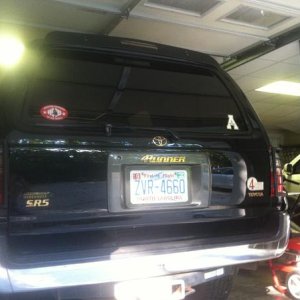 If you look closely, you can see there is a badge that should not be on this truck.