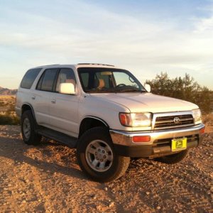 A week after I hot her...she still had the running boards on!