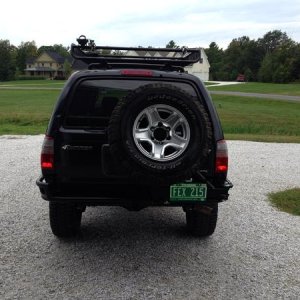 New rear bumper