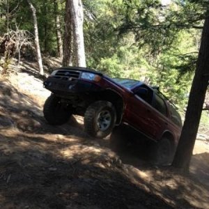 Climbing up on 3 wheels