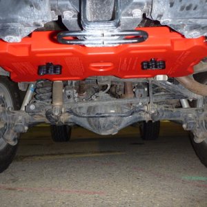 Up amongst the chassis, it risks little in the way of trail damage.