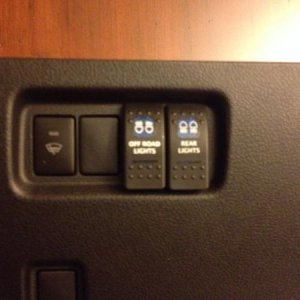 Rocker switch mod for frt and rear lights