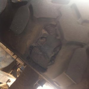 Super Swamper lost some rubber treed
