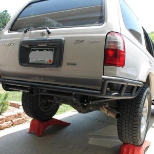 Savage rear bumper installed