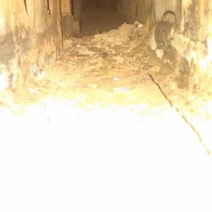 Inside the frame rail