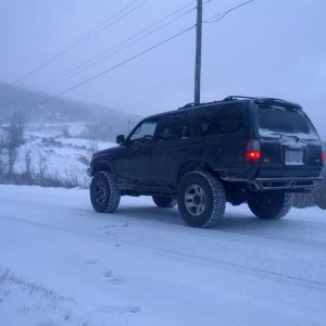 Boone snow on the back side of howards know