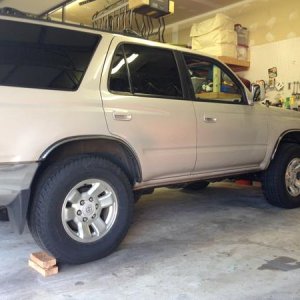 There she sits pre lift