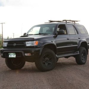 2000 Toyota 4Runner SR5 4WD, E Locker, 3" Lift, BFG's, Black Rims, Alpine Stereo, 231K, CLEAN $5500 OBO. 

I couldn't say no...