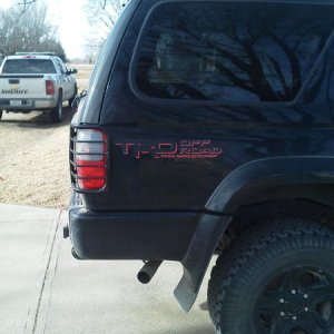 I picked up a set of brush guards for the tail lights. They feel pretty solid!