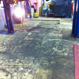 scale rust on 99 removed for tacoma frame spray