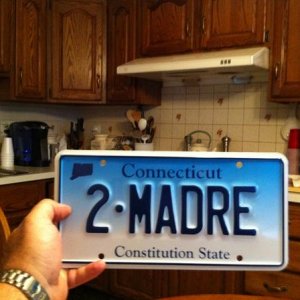 the day i got the new plate for the mustang