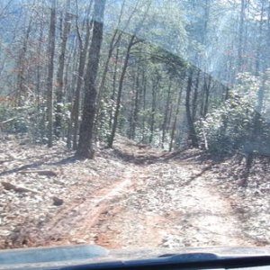 Down the trail we go
