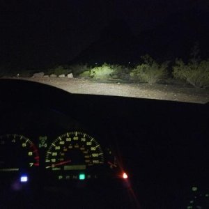 High beams and LED Plate
