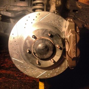Did the big rotor and big caliper upgrade to my SR5.