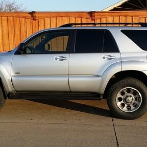 AFTER;  FJ wheels and 265-70-17 Nitto TG LT tires