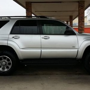 After; FJ wheels, 265-70-17 Nitto TG LT tires