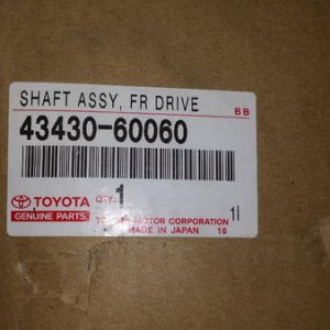BNIB front axle